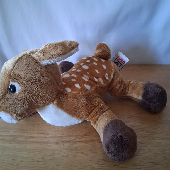 Plush Fawn Toy - Brown and White - Picture 2 of 7